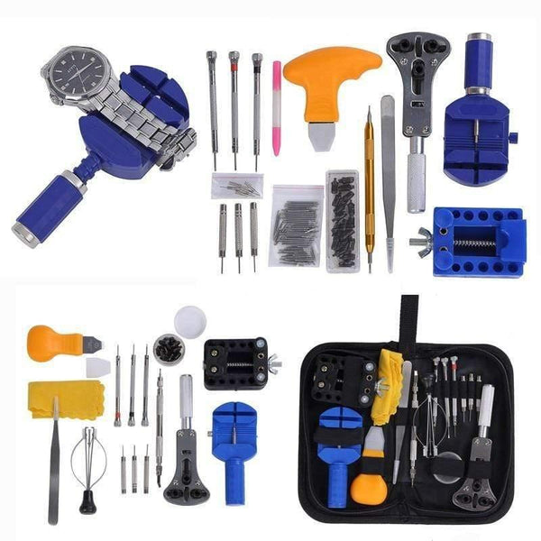 Planet Gates A001 Watch Opener Repair Tool Kit Case Opener Link Watch Pin Remover Set Spring Bar back Opener watchmaker Tools Genuine