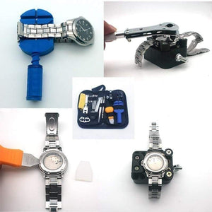 Planet Gates A001 Watch Opener Repair Tool Kit Case Opener Link Watch Pin Remover Set Spring Bar back Opener watchmaker Tools Genuine