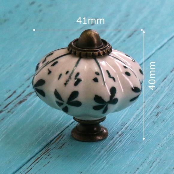 Hand Painted Ceramic Pumpkin Knobs Cabinet Drawer Handles Pulls Pack Of One Knob With Screw
