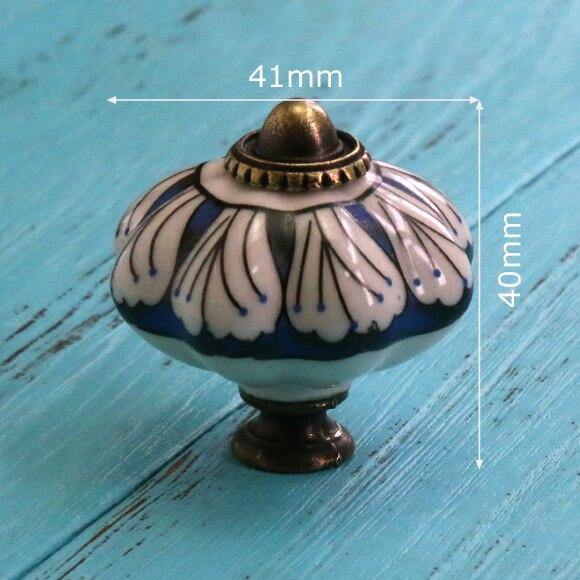 Hand Painted Ceramic Pumpkin Knobs Cabinet Drawer Handles Pulls Pack Of One Knob With Screw