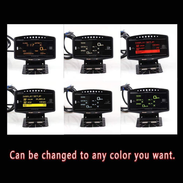 Planet Gates A1 Defi Link System Daisy Chain Auto Gauge ZD+6 gauges Volt Water Temp Oil Temp Oil Press Tachometer RPM Turbo