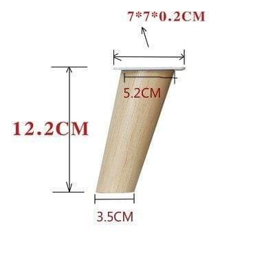 Durable Solid Wood Furniture Feet Oak Wooden Sofa leg Multipurpose Cabinet Table Stool Support Feet Furniture Parts Accessories