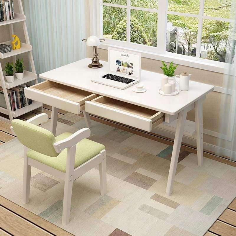 Planet Gates A1 Simple Style Household Computer Table Student Study Desk Multifunction Table and Chair Set Wooden Stable Office Desk with Drawer