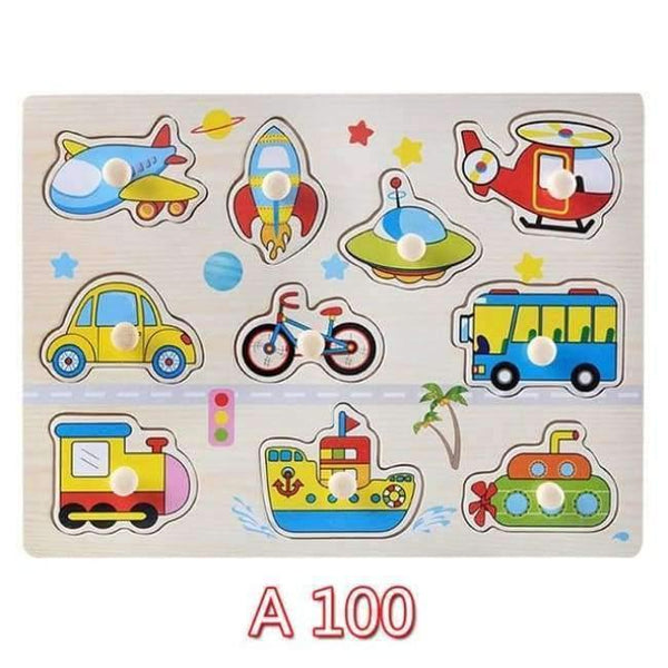 Planet Gates A100 30cm Kid Early educational toys baby hand grasp wooden puzzle toy alphabet and digit learning education child wood jigsaw toy