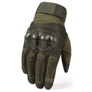 Planet Gates A16-Green / S / China Military Tactical Gloves PU Leather Full Finger Glove Airsoft Paintball Bicycle Hunting Hiking Cycling Men Mittens Fingerless