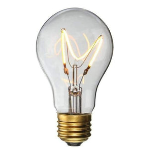 Planet Gates A19 / 110V Vintage Edison žárovka LED světlo E27 4W stmívatelná průmyslová vláknová LED lampa Retro skleněná sváteční světla Dekorační lustrové osvětlení