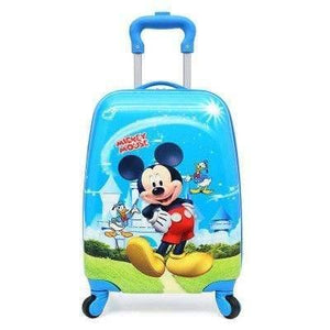 Planet Gates A2 / 16" Cartoon Kids Travel Trolley Bags Suitcase For Kids Children Luggage Suitcase Rolling Case Travel Bag On Wheels