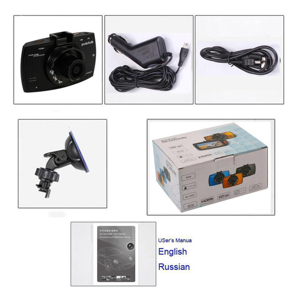 Planet Gates A2 Car DVR Camera G30 Full HD 1080P 140 Degree Dashcam Video Registrars for Cars Night Vision G-Sensor Dash Cam WDR