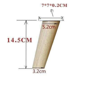 Durable Solid Wood Furniture Feet Oak Wooden Sofa leg Multipurpose Cabinet Table Stool Support Feet Furniture Parts Accessories