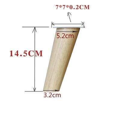Durable Solid Wood Furniture Feet Oak Wooden Sofa leg Multipurpose Cabinet Table Stool Support Feet Furniture Parts Accessories