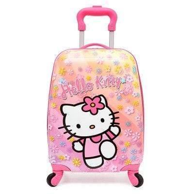 Planet Gates A3 / 16" Cartoon Kids Travel Trolley Bags Suitcase For Kids Children Luggage Suitcase Rolling Case Travel Bag On Wheels