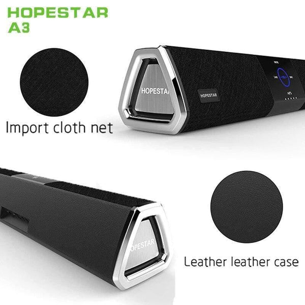 Planet Gates A3 20W Wireless Bluetooth Column Dual Speaker Subwoofer Home Theater Loudspeaker 3D Stereo Super Bass Speakers For Phone TV PC