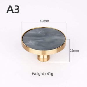 Brass Furniture Handles Elegant Door Knobs and Handles for Cabinet Kitchen Cupboard Drawer Pulls Wall Hanging Hooks Shell Resin