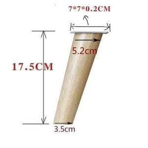 Durable Solid Wood Furniture Feet Oak Wooden Sofa leg Multipurpose Cabinet Table Stool Support Feet Furniture Parts Accessories