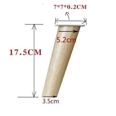 Durable Solid Wood Furniture Feet Oak Wooden Sofa leg Multipurpose Cabinet Table Stool Support Feet Furniture Parts Accessories