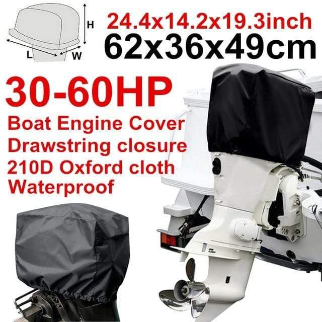 Planet Gates 210D Oxford Waterproof Rain Proof Universals Boat 15 30 60 100 150 175 250 PH Motor Cover Outboard Engine Protector Covers D49