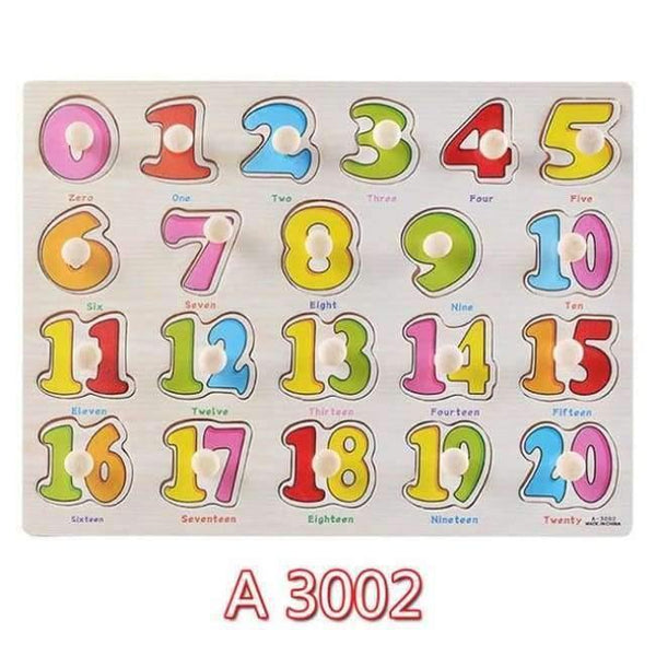 Planet Gates A3002 30cm Kid Early educational toys baby hand grasp wooden puzzle toy alphabet and digit learning education child wood jigsaw toy