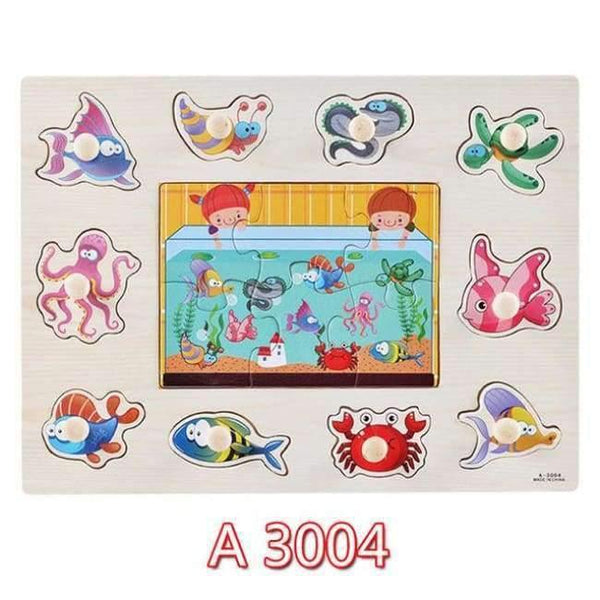 Planet Gates A3004 30cm Kid Early educational toys baby hand grasp wooden puzzle toy alphabet and digit learning education child wood jigsaw toy