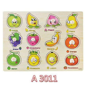 Planet Gates A3011 30cm Kid Early educational toys baby hand grasp wooden puzzle toy alphabet and digit learning education child wood jigsaw toy