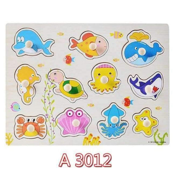 Planet Gates A3012 30cm Kid Early educational toys baby hand grasp wooden puzzle toy alphabet and digit learning education child wood jigsaw toy