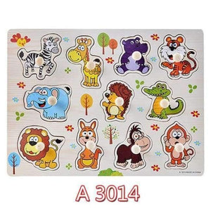 Planet Gates A3014 30cm Kid Early educational toys baby hand grasp wooden puzzle toy alphabet and digit learning education child wood jigsaw toy