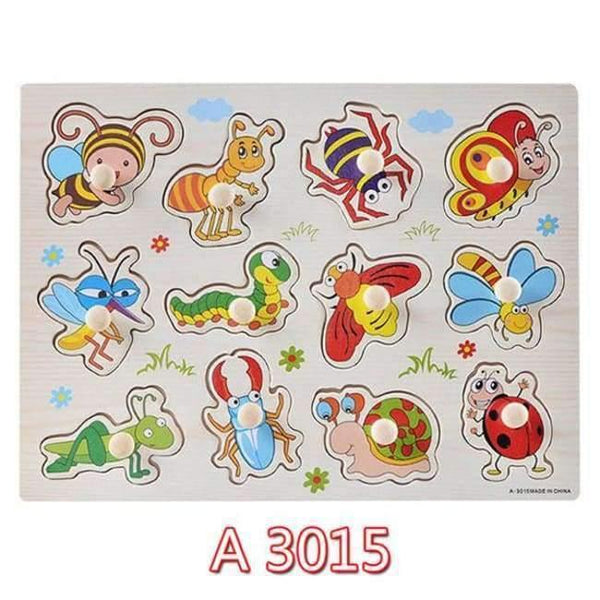 Planet Gates A3015 30cm Kid Early educational toys baby hand grasp wooden puzzle toy alphabet and digit learning education child wood jigsaw toy