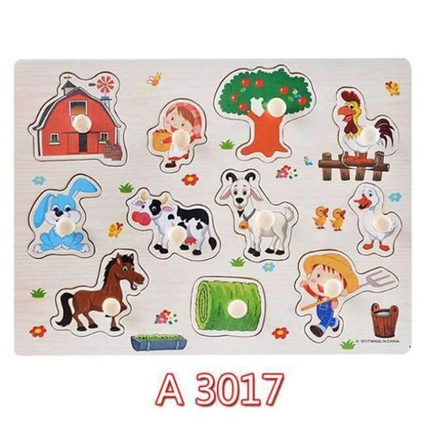 Planet Gates A3017 30cm Kid Early educational toys baby hand grasp wooden puzzle toy alphabet and digit learning education child wood jigsaw toy