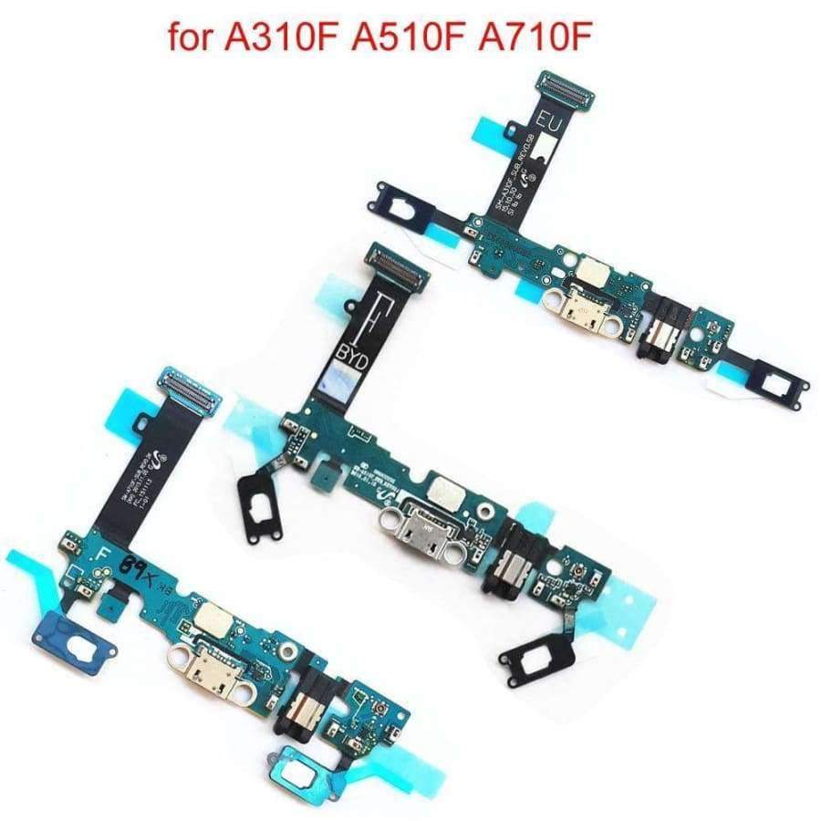 Planet Gates A310F Charging Port For Samsung Galaxy A3 A310F A5 A510F A7 A710F Charge Connector Dock Socket Sensor Headphone Jack Flex Cable