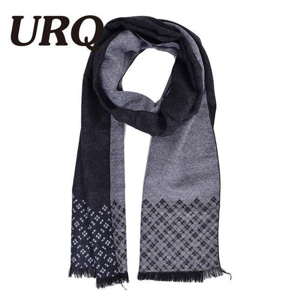 Planet Gates A3A18909 black Man Checked Winter Scarves Fashion style Long Cashmere scarf soft warm Wraps Casual style