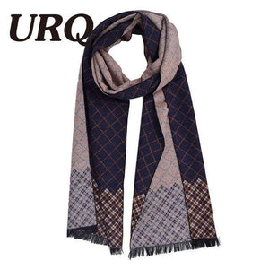 Planet Gates A3A18909 blue Man Checked Winter Scarves Fashion style Long Cashmere scarf soft warm Wraps Casual style