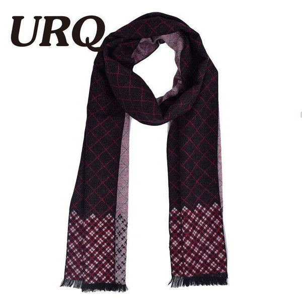 Planet Gates A3A18909 bordeaux Man Checked Winter Scarves Fashion style Long Cashmere scarf soft warm Wraps Casual style