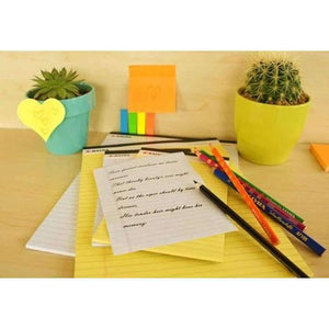 Planet Gates A4 Memo Pad Notepad USA style Legal pad 50 sheets* 2PCS Notebook paper Legal pad Office School Supplies Notebooks Writing Pads