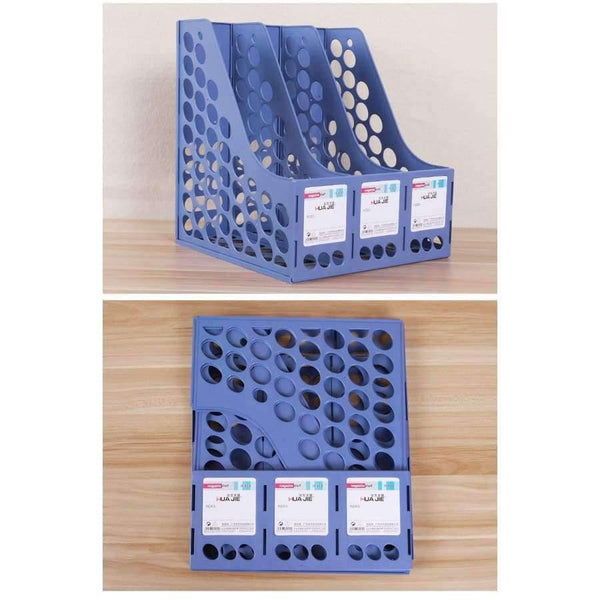 Planet Gates A4 Office Data Rack Desktop Document Bar Triple File Basket office Supplies School Stationery Enterprise Desktop Storage