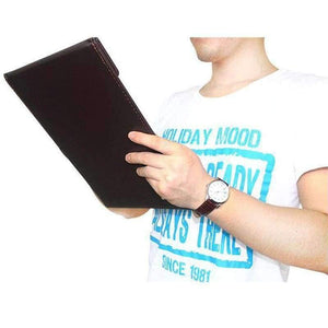 Planet Gates A4 Office School Supplies Notebooks Writing Pads Clipboard PU Leather Business Financial School Plastic Signature Book High End