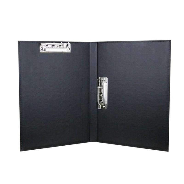 Planet Gates A4 Office School Supplies Notebooks Writing Pads Clipboard PU Leather Business Financial School Plastic with 2 A4 Paper Clips