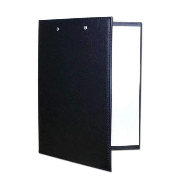 Planet Gates A4 Office School Supplies Notebooks Writing Pads Clipboard PU Leather Business Financial School Plastic with 2 A4 Paper Clips