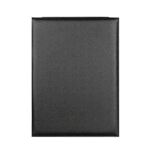 Planet Gates A4 Office School Supplies Notebooks Writing Pads Clipboard PU Leather Business Financial School Plastic With Internal Bag Black