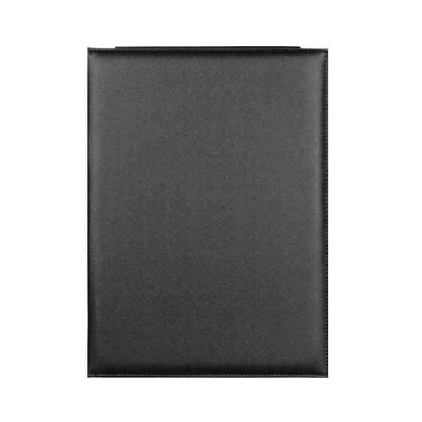 Planet Gates A4 Office School Supplies Notebooks Writing Pads Clipboard PU Leather Business Financial School Plastic With Internal Bag Black