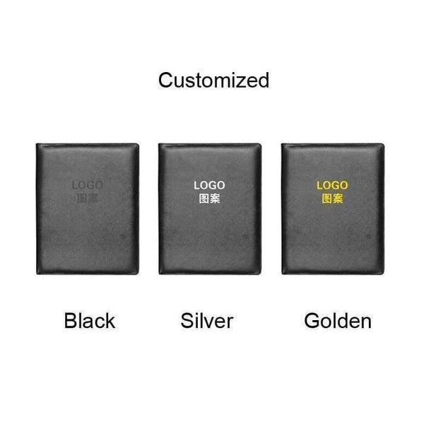 A4 Office School Supplies Notebooks Writing Pads Clipboard Pu Leather Business Financial School Plastic With Name Card Holder