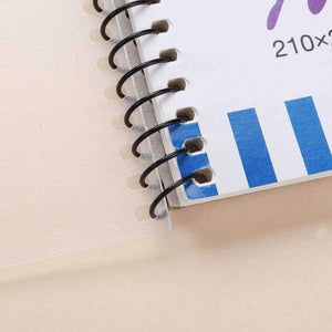 Planet Gates A4 Spiral Coil Bound Art Sketch Book Artist Drawing Pad  White Paper 30 Sheets Notebooks & Writing Pads Notebook