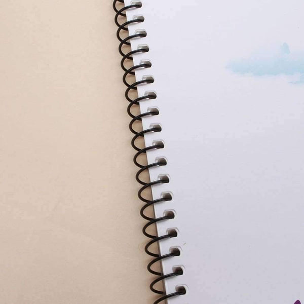 Planet Gates A4 Spiral Coil Bound Art Sketch Book Artist Drawing Pad  White Paper 30 Sheets Notebooks & Writing Pads Notebook