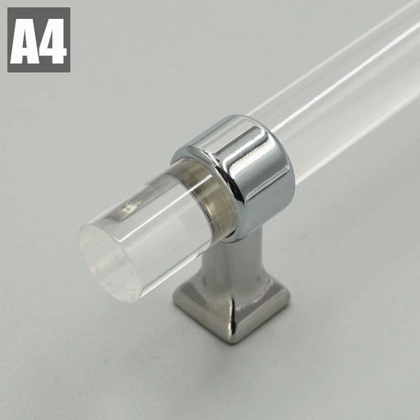 Various Sizes Modern Style Acrylic Drawer Knobs T bar Handle Bathroom Pulls Kitchen Cabinet Door Handle Pull