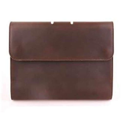 Planet Gates A5 Brown Paperboat Vintage Logo Custom A5 A6 Notebook Genuine Leather Diary Planner Rings Office Diary Spiral Travelers Writing pad