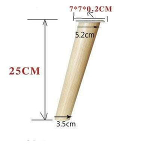 Durable Solid Wood Furniture Feet Oak Wooden Sofa leg Multipurpose Cabinet Table Stool Support Feet Furniture Parts Accessories