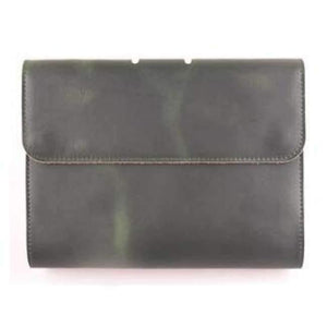 Planet Gates A5 Green Paperboat Vintage Logo Custom A5 A6 Notebook Genuine Leather Diary Planner Rings Office Diary Spiral Travelers Writing pad