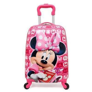 Planet Gates A6 / 16" Cartoon Kids Travel Trolley Bags Suitcase For Kids Children Luggage Suitcase Rolling Case Travel Bag On Wheels