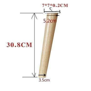 Durable Solid Wood Furniture Feet Oak Wooden Sofa leg Multipurpose Cabinet Table Stool Support Feet Furniture Parts Accessories