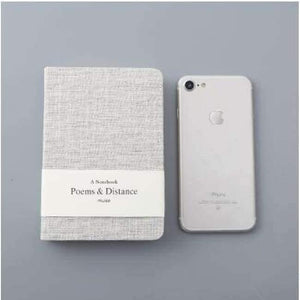 Planet Gates A6 gray Diary A5 notebook mini A6 writing pads book simple sketchbook student memo pad school office supplies traveer pads