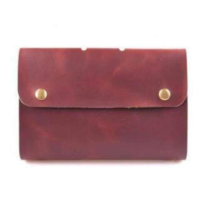 Planet Gates A6 Red Paperboat Vintage Logo Custom A5 A6 Notebook Genuine Leather Diary Planner Rings Office Diary Spiral Travelers Writing pad