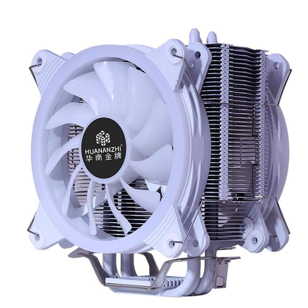 Planet Gates A600 4 Copper Heat Pipe LED CPU Cooler Cooling Fan Radiator Quiet Dual Fan Cooler Heatsink